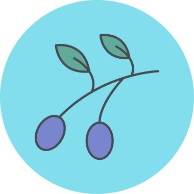 Gıda simgesinin vektör illüstrasyonu