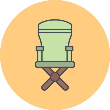 sandalye simgesi çizimi