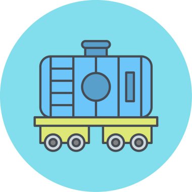 Kargo simgesinin vektör illüstrasyonu