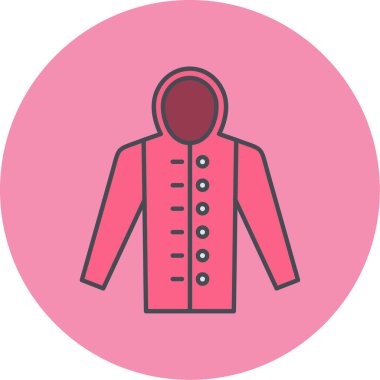 giysi simgesinin vektör illüstrasyonu