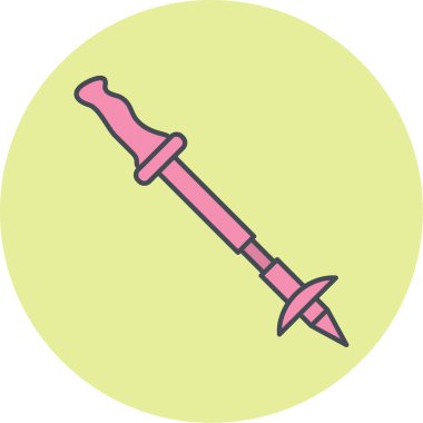 Modern simgenin vektör illüstrasyonu