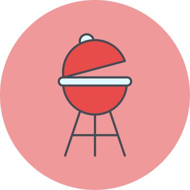 Izgara ikonu vektör illüstrasyonu