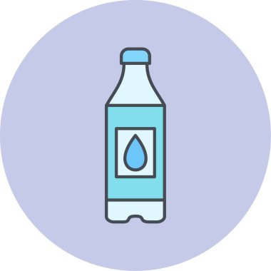 Su simgesinin vektör illüstrasyonu