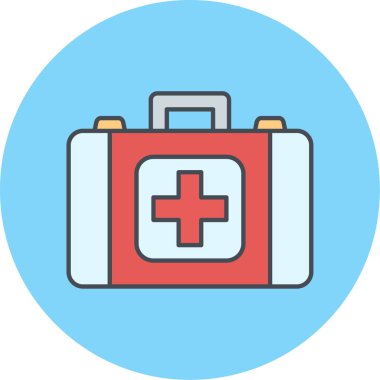 Sağlık simgesinin vektör illüstrasyonu