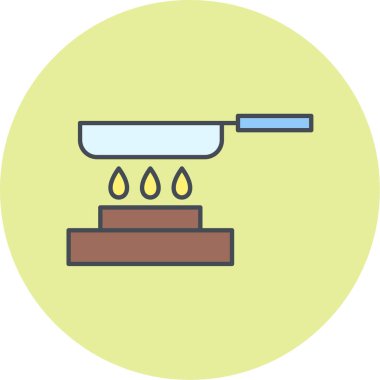 Gıda vektörü için illüstrasyon simgesi