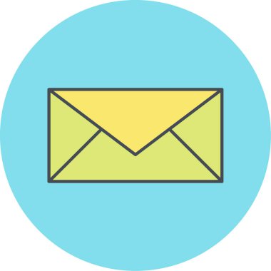 Posta simgesinin vektör illüstrasyonu