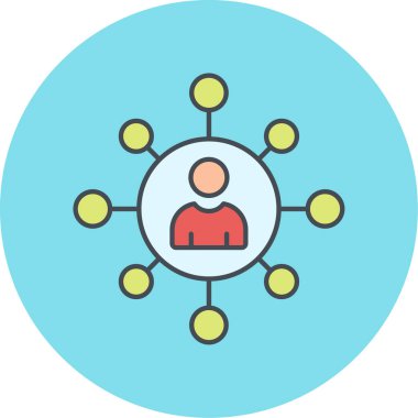 seo modern simgesinin vektör illüstrasyonu