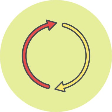 ok simgesinin vektör illüstrasyonu