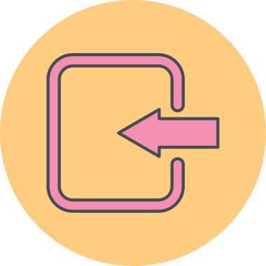 ok simgesinin vektör illüstrasyonu