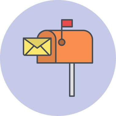 E- posta simgesi vektör illüstrasyonu