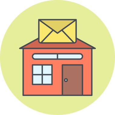 Posta simgesinin vektör illüstrasyonu