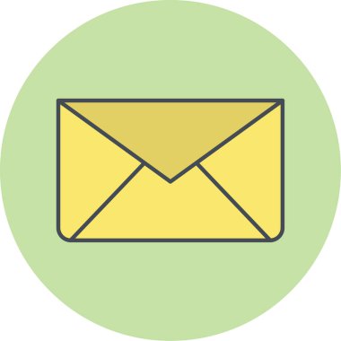 E- posta simgesi vektör illüstrasyonu