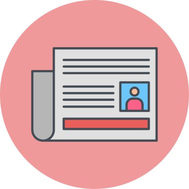 Devam et. Web simgesi basit tasarım