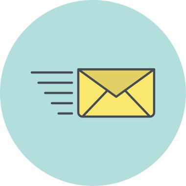 E- posta simgesi vektör illüstrasyonu