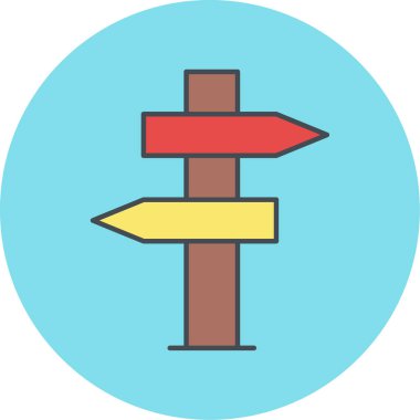 Projeniz için yön belirleme simgesi