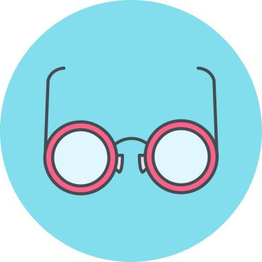 gözlük ikonu vektör illüstrasyonu