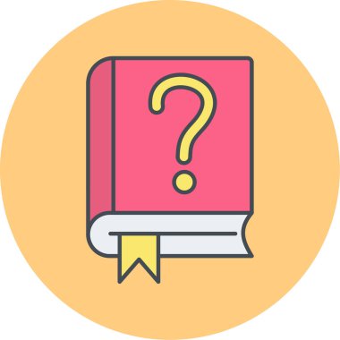 Kitap. Web simgesi basit illüstrasyon