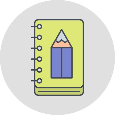 kalem simgesi vektör illüstrasyonu