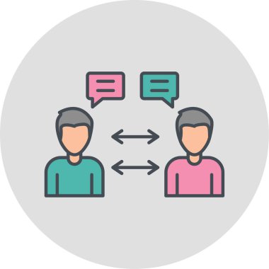 İnsan simgesinin vektör illüstrasyonu