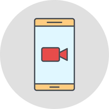 cep telefonu ikonu vektör illüstrasyonu