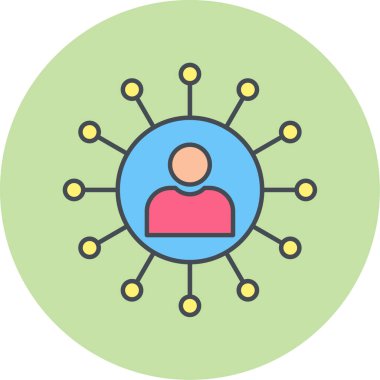 Seo simgesinin vektör illüstrasyonu