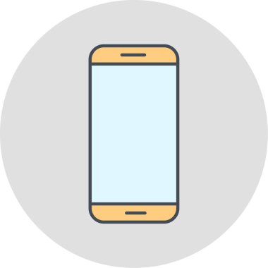 cep telefonu simgesi. vektör illüstrasyonu