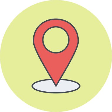 Konum kodu. Web simgesi