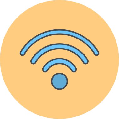 wifi simgesi vektör illüstrasyonu