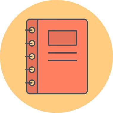 kitap simgesi vektör illüstrasyonu