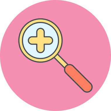 Arama simgesi vektör illüstrasyonu