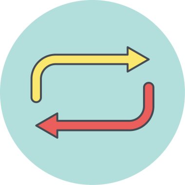 ok simgesinin vektör illüstrasyonu