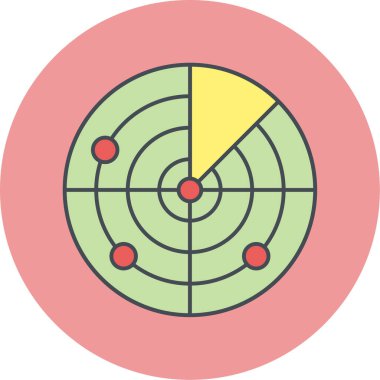 Hedef. Web simgesi basit illüstrasyon