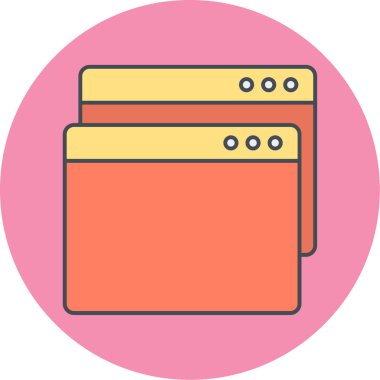 seo modern simgesinin vektör illüstrasyonu