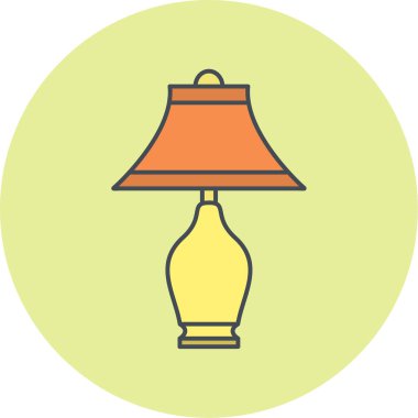 Modern lamba simgesinin vektör illüstrasyonu