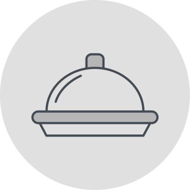 Gıda simgesinin vektör illüstrasyonu