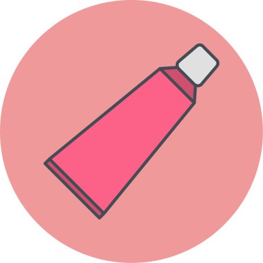 Bir şişenin tek bir simgesinin vektör çizimi