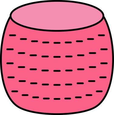 Bir karikatür yemeğinin vektör çizimi