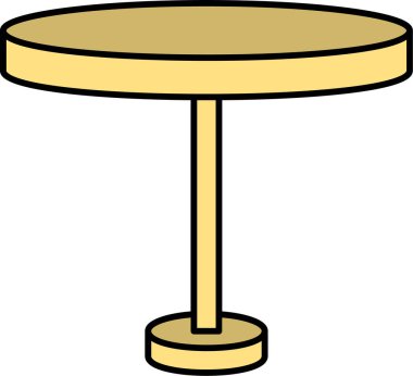 Bir bankın vektör illüstrasyonu