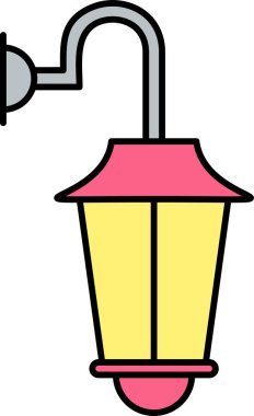 Lamba. Web simgesi basit illüstrasyon