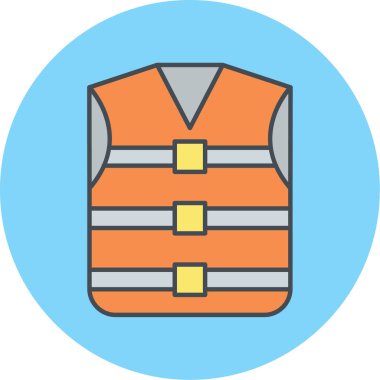 Bir spor çantası simgesinin vektör illüstrasyonu