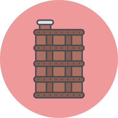 Modern b 'nin vektör illüstrasyonunda bira ikonu yok