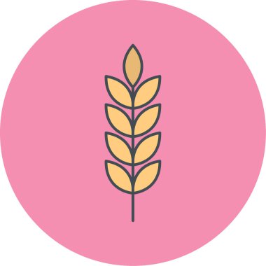 buğday simgesinin vektör illüstrasyonu