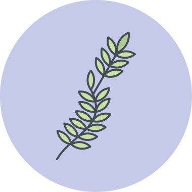 Bir defne çelenginin vektör çizimi