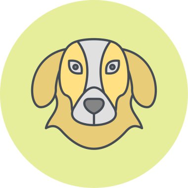 Köpeğin vektör çizimi