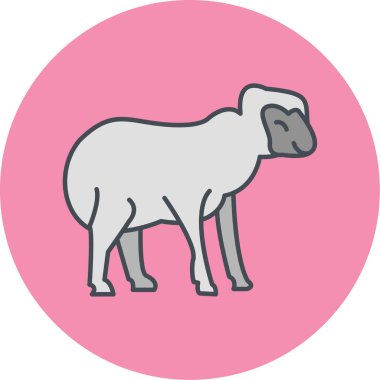 Bir deve simgesinin vektör çizimi