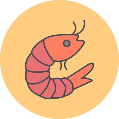 Deniz mahsulleri vektör çizim