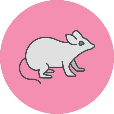 Bir tavşan simgesinin vektör çizimi