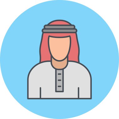 kadın simge vektör illüstrasyonu