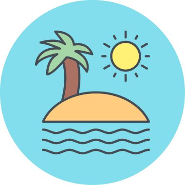 Kumsal. Web simgesi basit illüstrasyon