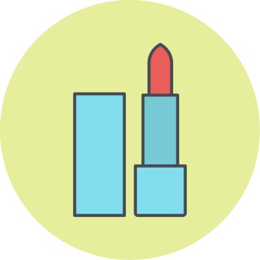 Güzel ve doğal bir kozmetik ikonunun vektör çizimi